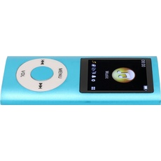 MP4-Player, Tragbare Verlustfreie Musik MP3 MP4-Player-Unterstützung Speicherkarten Student Walkman Slim 1,8-Zoll-LCD-Bildschirm, Unterstützt Sleep Shutdown, Kindergeschenke (Blau)
