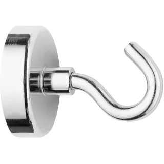 Westcott Magnethaken I Neodym I 48 mm, 60 kg Haftkraft I silber I extra stark I E-10830 00