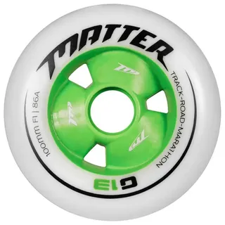 Matter Wheels G13 F2 Schlittschuhrollen - White / Green - 100 mm