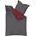 Eternity Gestreift Rot 155 x 220 cm + 2 x 80 x 80 cm