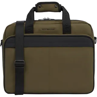 Tommy Hilfiger Herren Laptoptasche Repreve mit Tragegurt, Grün (Army Green), Einheitsgröße