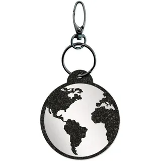 Reflexy Weltkugel Reflektoranhänger - Recycling-Filz Fußgängerreflektor Reflektor-Anhänger Globus Welt Kugel Reisen Erde Erdkugel Planet Weltenbummler Urlaub Verreisen Ferien Erkunden