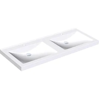 KWC Quadro Doppelwaschtisch 140 x 125 x 53 cm (2000090012)