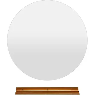 Ø60cm Runder Badspiegel mit Beleuchtung & Touch Schalter & Memory Funktion Wandspiegel - Silber, Bronze