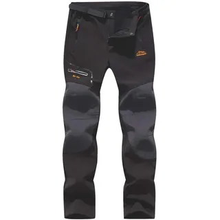 BenBoy Herren Wanderhose Wasserdicht Softshellhose Skihose Outdoorhose | Winddicht Warm Gefüttert Snowboardhose Winter Trekkinghose