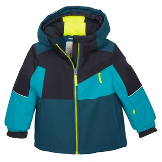 KILLTEC First Instinct By Killtec Unisex Baby Fisw 42 Mns Jckt Skijacke/Funktionsjacke Mit Kapuze Und Schneefang, petrol, 86/92, EU