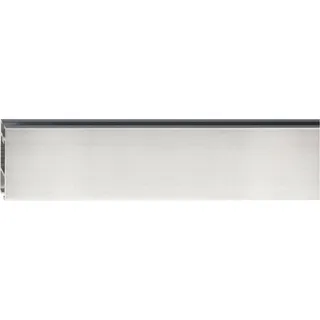 Mydeco Gardinenstange für Gleiter Edelstahl-Optik 3,2 cm x 1,1 cm Länge 260 cm