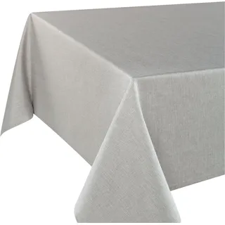 Tischdecke DELINDO LIFESTYLE "WIEN" Gr. 1, grau, B:160cm L:130cm, Polyester, Tischdecken, Tischdecke, Fleckabweisend, pflegeleicht, 180 g/m2, Topseller