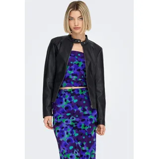 JDY Lederimitatjacke »JDYEMILY FAUX LEATHER JACKET OTW NOOS«, schwarz