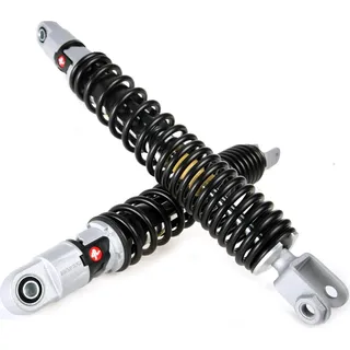 Stoßdämpfer Malossi Twins, hinten, Achsabstand 377mm, 2 Stück für Yamaha Versity / MBK Kilibre 300