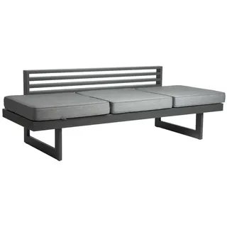 STERN Holly Dining-Bank/Liege anthrazit/karbon Gartenbank Gartenmöbel