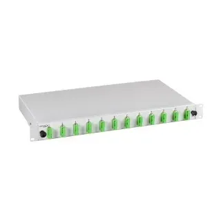 EFB ISB-SCDA-12-2-SW-ABA INFRALAN® Spleißbox ausziehbar SC/APC, 24 Pigtails, abgesetzt / 12 Kupplungen, OS ISBSCDA122SWABA