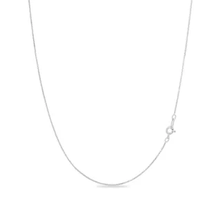 KEZEF Silberkette Damen 925 Sterlingsilber, wasserfest – feine Venezianerkette/Gliederkette, Halskette ohne Anhänger, anlauffrei, hypoallergen, Made in Italy, 38–76 cm