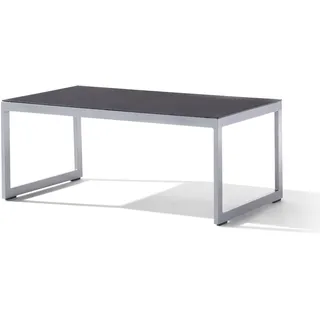 Sieger Loungetisch mit Glasplatte 110x60x44 cm