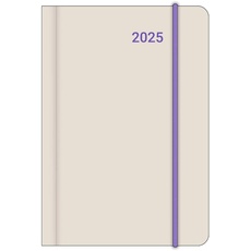 Bild - MIDNIGHT 2025 Mini Flexi Diary, 8x11,5cm, Taschenkalender mit flexiblem Kartonumschlag, Elastikband und Banderole, Jahres- und ... Kalendarium: Mini Flexi Diary EarthLine