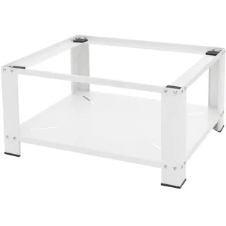 Ml-Design Waschmaschinen Untergestell , Weiß , Metall , 63x32x54 cm , Waschküche, Waschmaschinenschrank