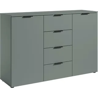 HBZ Linz Kommode 135 x 90 x 40 cm Salbeigrün