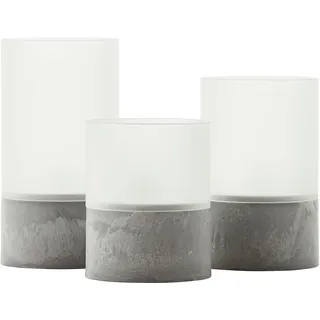 Brilliant Bougie LED-Kerzen 3 St. grau