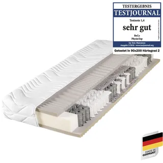 Beco Taschenfederkernmatratze »Physio Top«, 23 cm hoch, 480 Federn, (1 St.), von TESTJOURNAL mit "SEHR GUT"* weiß