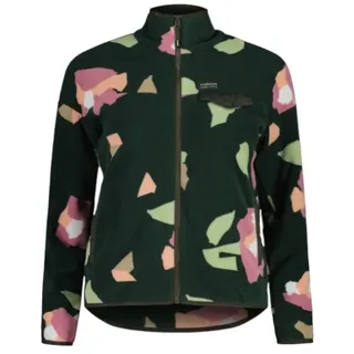 Maloja Fleecepullover BocanaM Full-Zip grün/blume Damen