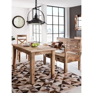 SIT Esstisch »Rustic« Breite 140 cm, Shabby Chic, Vintage, beige