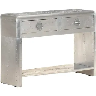 The Living Store Aviator-Sideboard 110x30x75 cm Metall - Silber