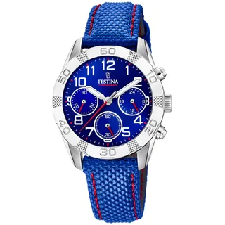 Festina F20346/2 Analog 36 mm Leder Blau