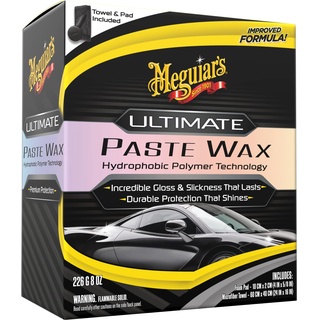 Meguiar's G210608EU Ultimate Paste Wax Autowachs, 227g