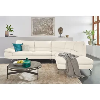 Calia Italia Eckcouch Leder 2-Sitzer Weiß