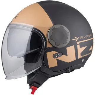 Casco ABIERTO Jet Modelo RINGWAY Duo Commuter Black&Bronze