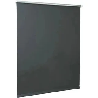 Verdunkelungsrollo - Klemmfix ohne Bohren - Seitenzug mit Schnur - Wärme- und Sichtschutz - 90 x 130 cm - Anthrazit
