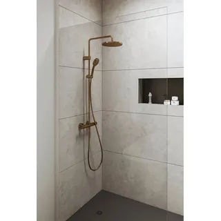 Duravit Duschsystem 1000 Aufputzmontage Bronze TH4282008004
