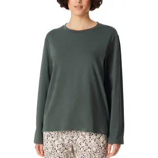 Schiesser Damen Schlafshirt Langarm Baumwolle - Mix + Relax