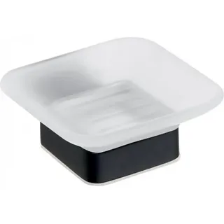 Seifenschale Bemeta Nero sandgestrahltes Glas/schwarz