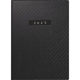 rido/idé Taschenkalender Modell perfect/Technik I 2025 Schwarz