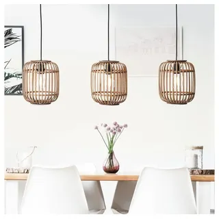 Brilliant Woodrow 3-flg. 60 W 130 x 105 cm rund braun