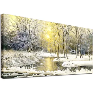 YALKIN Diamond Painting Kits, Large 5D DIY Diamond Painting Kits for Adults, DIY Full Round Drill Arts and Crafts, Gem Art Painting with Diamond for Home Wall Decor Christmas(28 X 16inch)