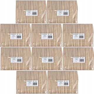 Umweltfreundliche Einweg-Grillmesser aus Holz, 1000 Stück.