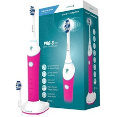Prodental Pro Sonic S-180 Clean Action Elektrische Zahnbürste + 2 Bürstenköpfe