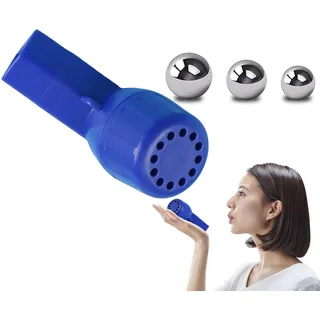 Atemtrainer Lungentrainer Natürlich Schleim Entfernen: HOMURY Atemgerät Original, Atemtrainer mit dem Atmen Gerät, Lungenreinigung für Verbessert die Lungenkapazität (Insgesamt 3 vibrierende Kugeln)