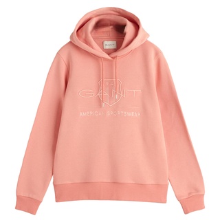 GANT Damen REG Tonal Shield Hoodie Kapuzenpullover, Peachy PINK, 50