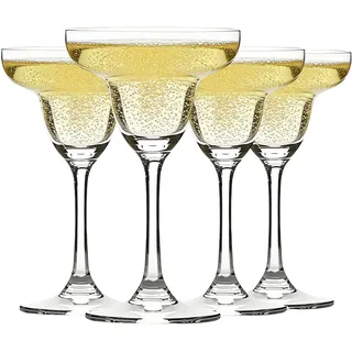 MYKAGS Gläser Set 4, Margarita-Gläsern, 455 ml Elegante Cocktailgläser für Frozen Drinks, Cocktails und Pina Coladas
