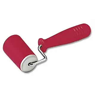 Kaiser Backform-Roller 18 x 4 cm Kaiserflex Red 100% lebensmittelechtes Silikon mit Metallkern, ergonomische Griffe hohe Formstabilität und Flexibilität