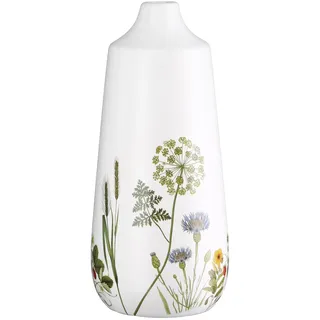 Gilde Bodenvase "Bodenvase Kegel Wild Flowers", weiß,