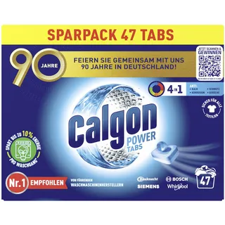 Calgon 4-in-1 Power Tabs Waschmaschinen-Entkalker 47 St.