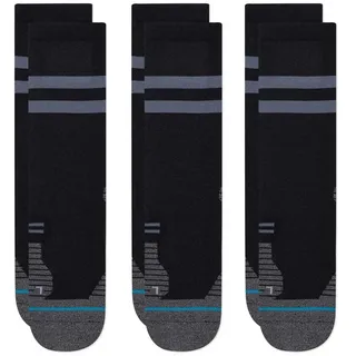 Stance Run Light Crew-socken 3 Paare - Black - EU 47-50