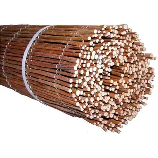 Natur Sichtschutzmatte , Weide Natur , 3 x 1 m , - , Verzinkter Draht