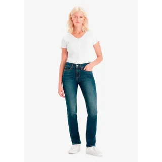 Levi's Damen 314 Shaping Straight mit Stretch, blau