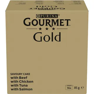 Purina Gourmet Gold Refined Ragout Wet Cat Food Sorten-Mix 96 x 85 g