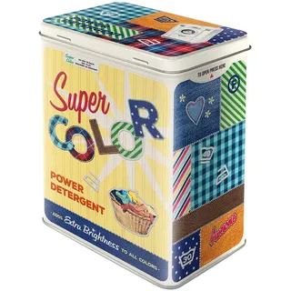 Nostalgic-Art Kaffeedose eckig Super Color Detergent 3 l